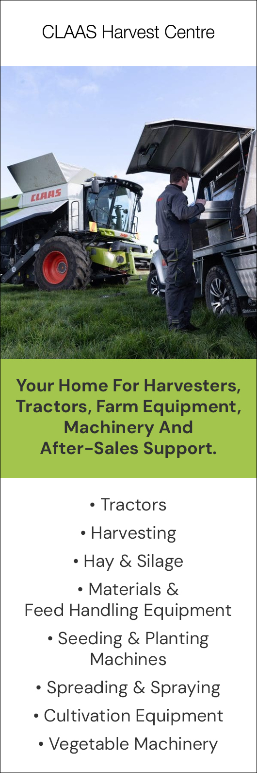 Claas Harvest Centre Tasmania