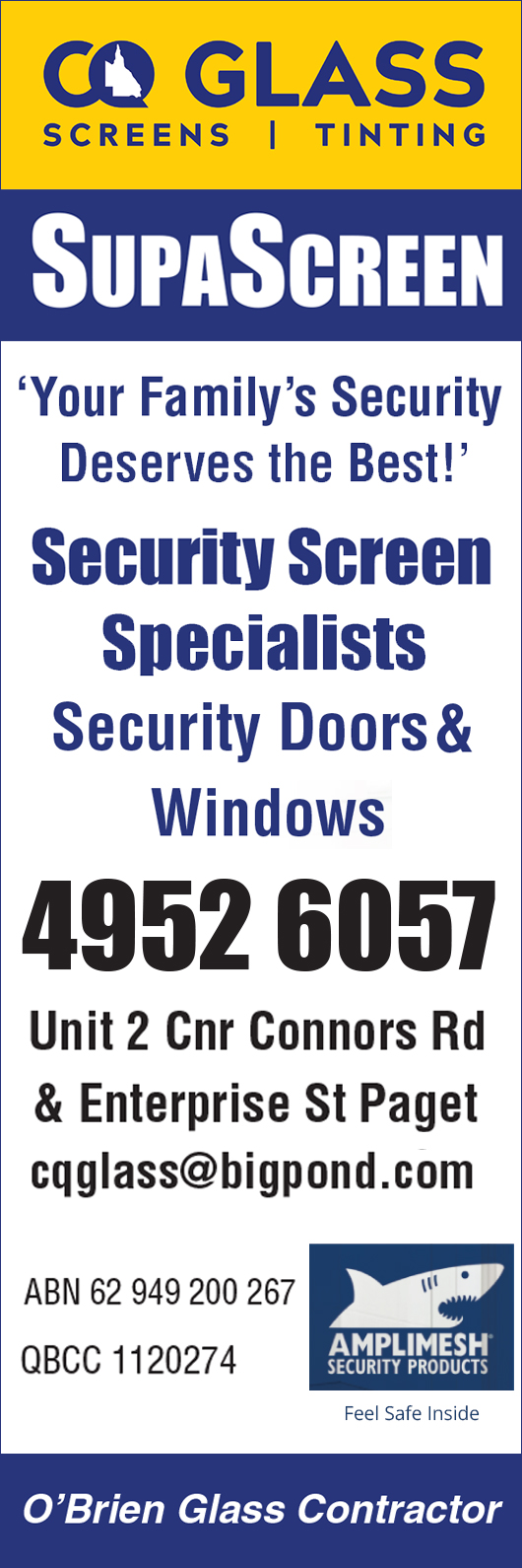 CQ Glass Screens & Tinting