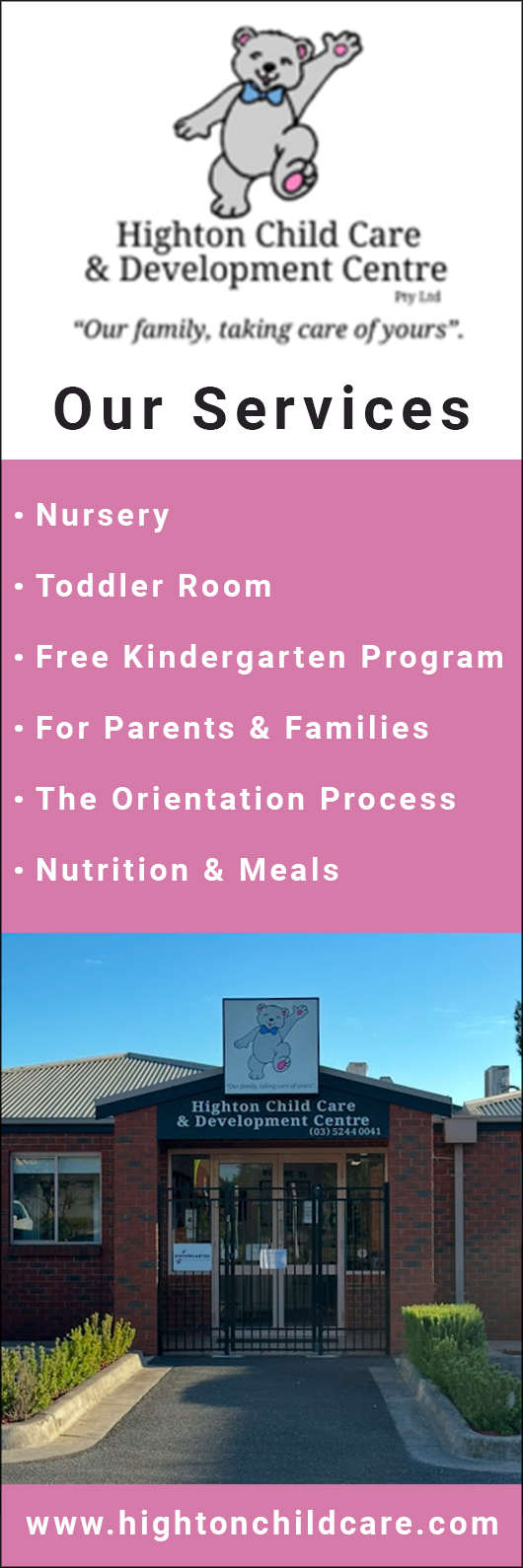 Highton Child Care & Development Centre Pty Ltd
