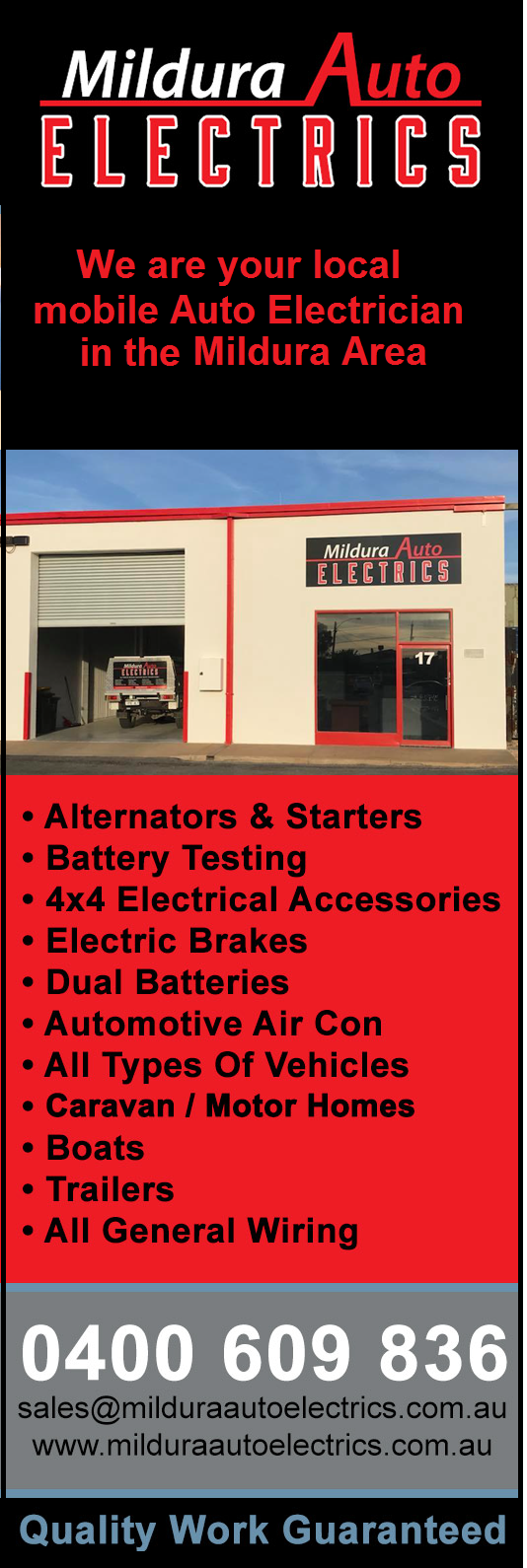 Mildura Auto Electrics