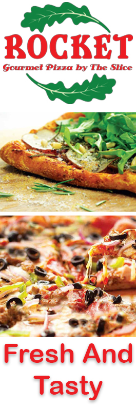 Rocket Gourmet Pizza by the Slice