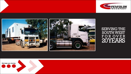 Penfolds Transport Hero Image