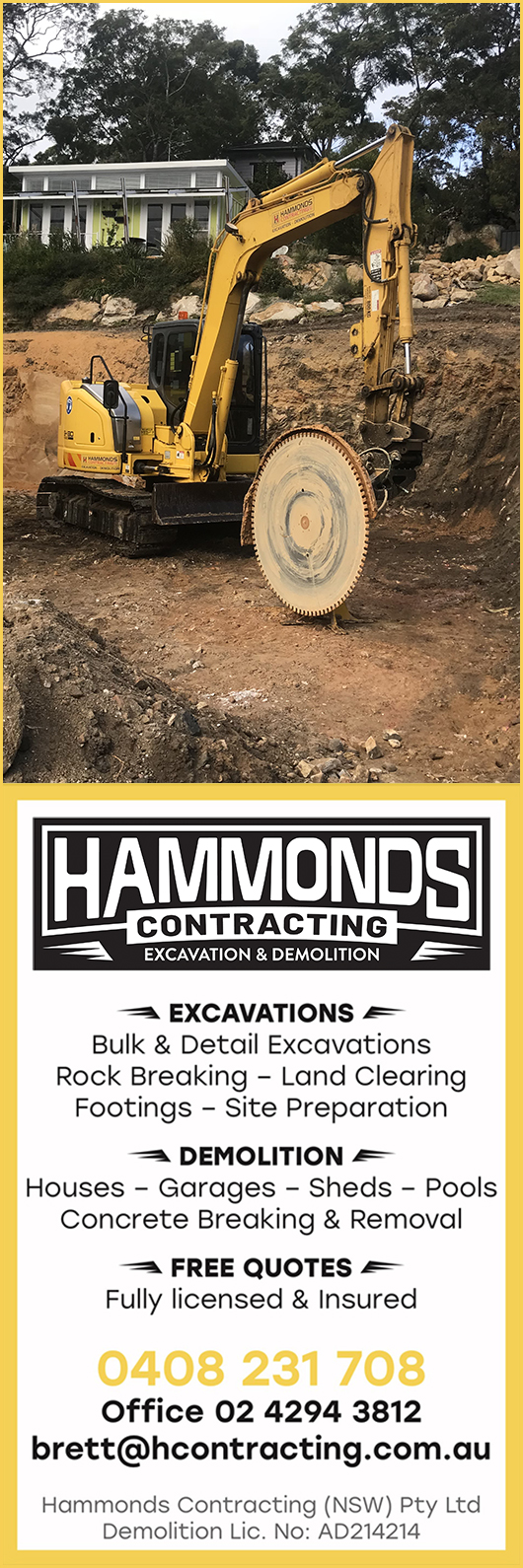 Hammonds Contracting(NSW) Pty Ltd