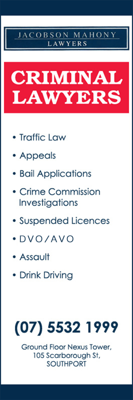 Jacobson Mahony Lawyers