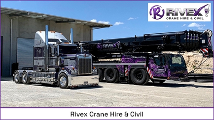 Rivex Crane Hire & Civil Hero Image