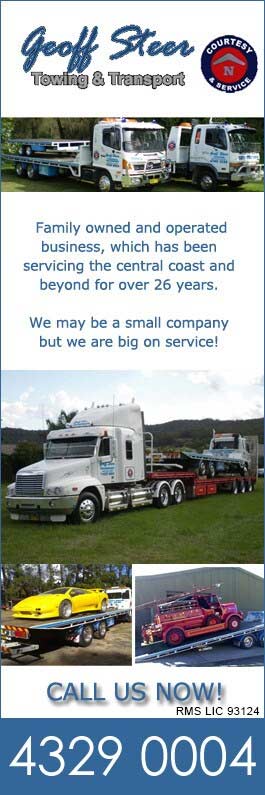 Geoff Steer's Kariong Towing & Transport Service