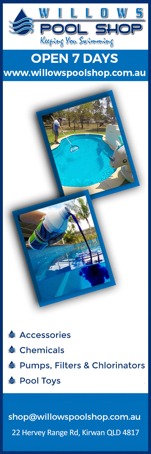 Willows Pool Shop