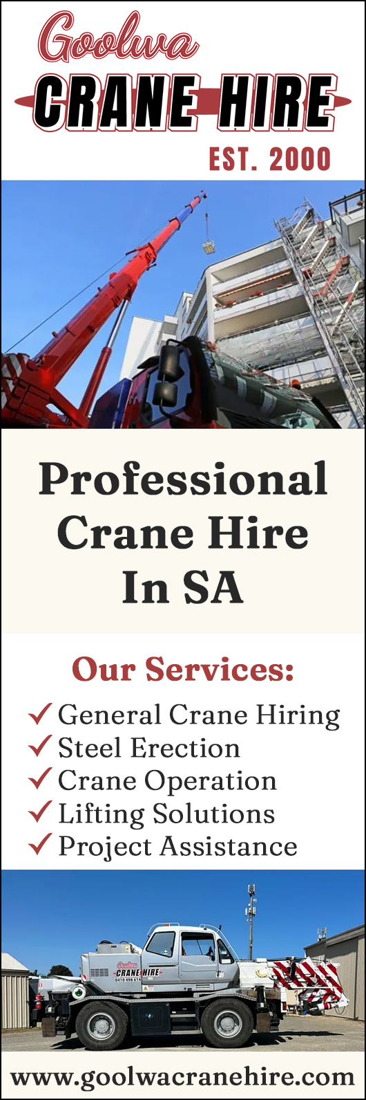 Goolwa Crane Hire