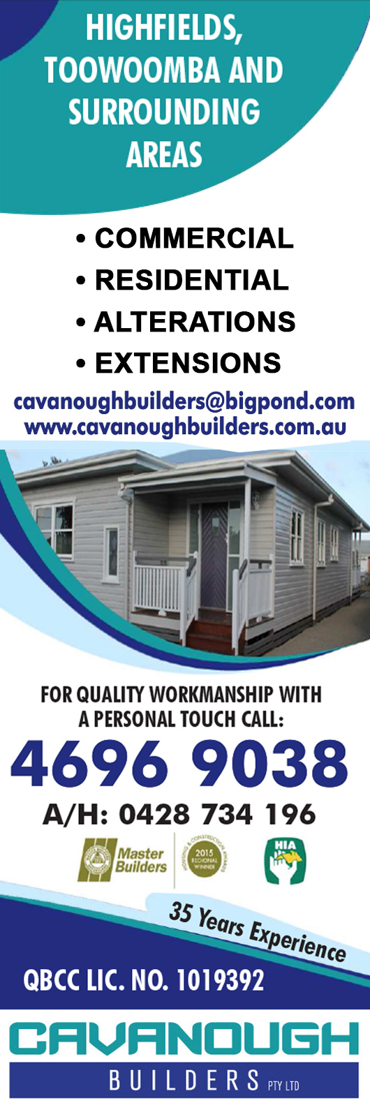 Cavanough Builders Pty Ltd