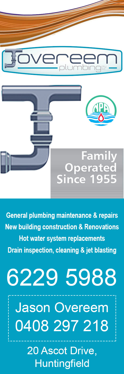 J Overeem Plumbing Pty Ltd