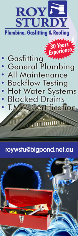 Roy Sturdy Plumbing, Gasfitting & Roofing