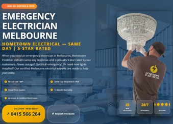 Hometown Electrical Hero Image