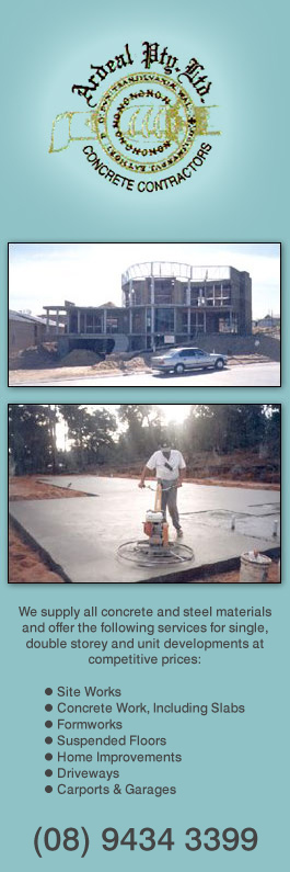 Ardeal Pty Ltd Concrete Contractors