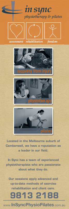 In Sync Physiotherapy & Pilates Pty Ltd