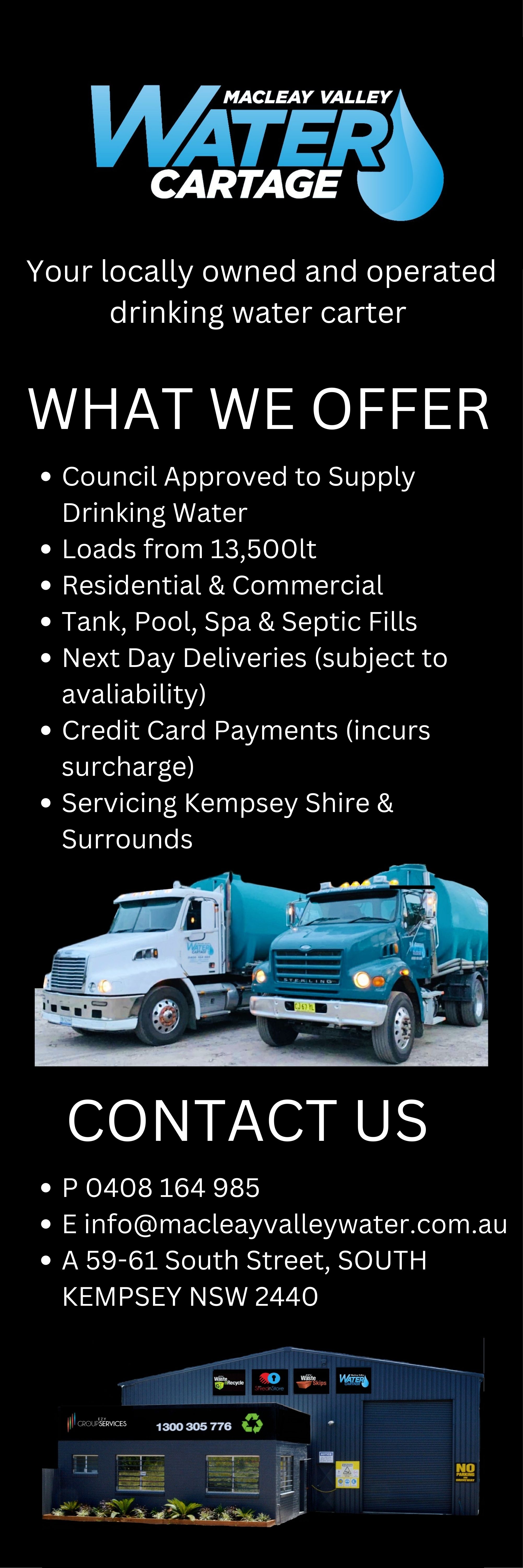 Macleay Valley Water Cartage