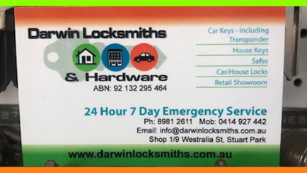 Darwin Locksmiths & Hardware Hero Image