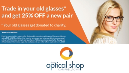 The Optical Shop Campbelltown Hero Image