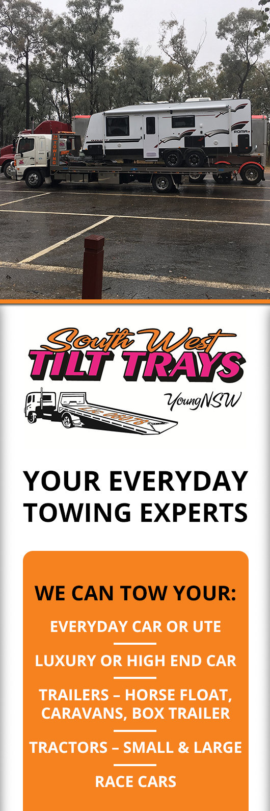 South West Tilt Trays