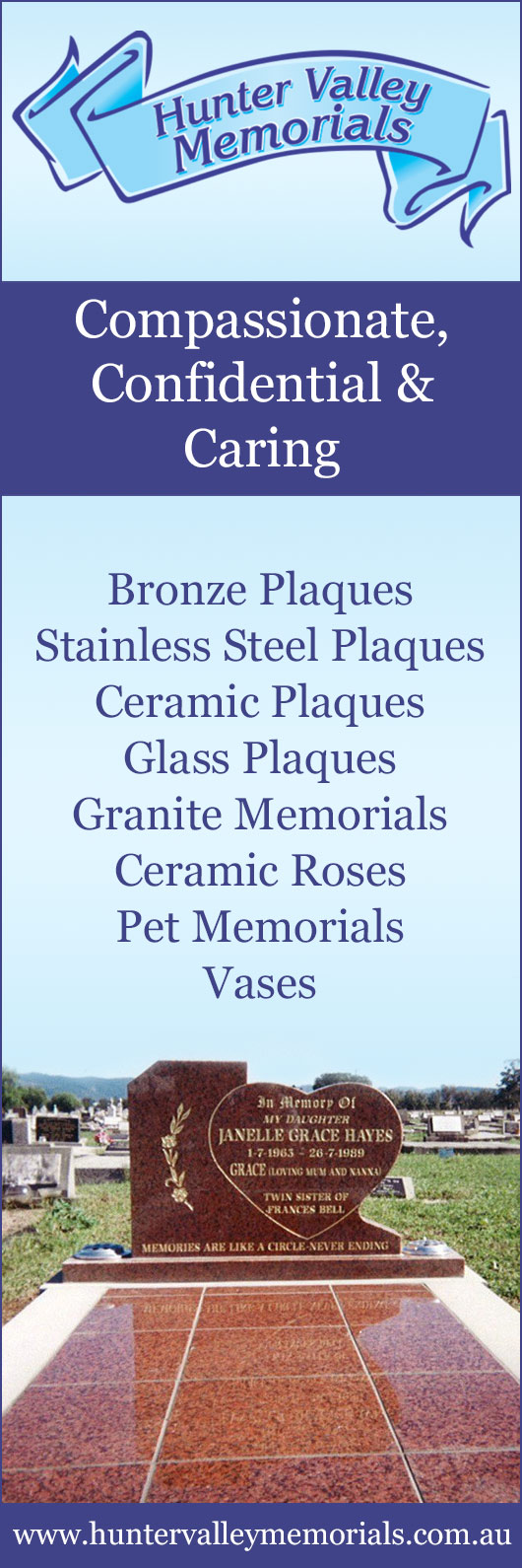 Hunter Valley Memorials