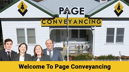 Page Conveyancing Hero Image
