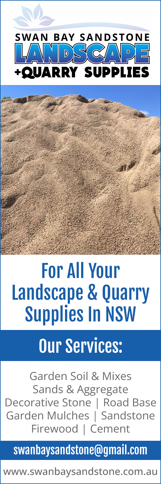 Swan Bay Sandstone Landscape & Quarry Supplies