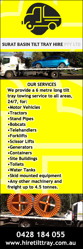 Surat Basin Tilt Tray Hire Pty Ltd