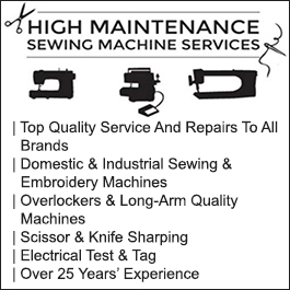 High Maintenance Sewing Machine Services
