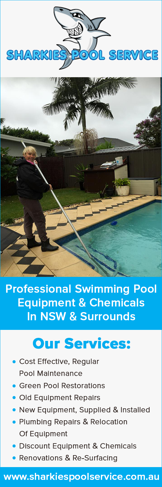 Sharkies Pools Service