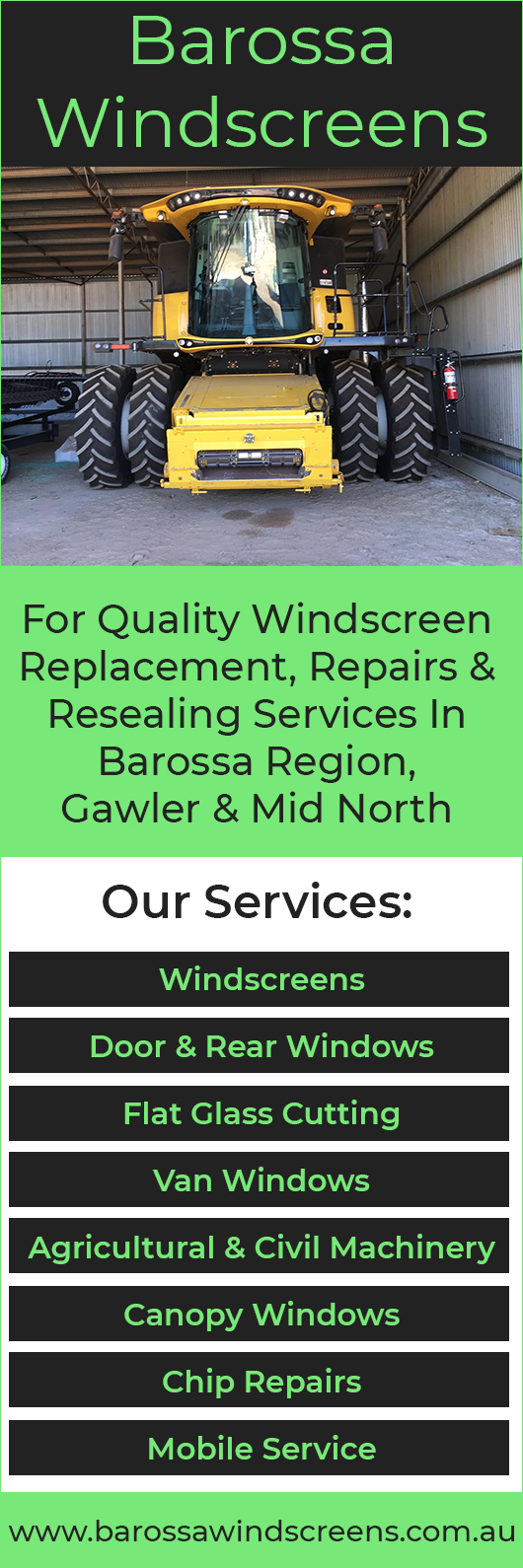 Barossa Windscreens - Barossa Valley
