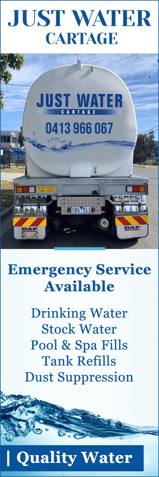 Just Water Cartage