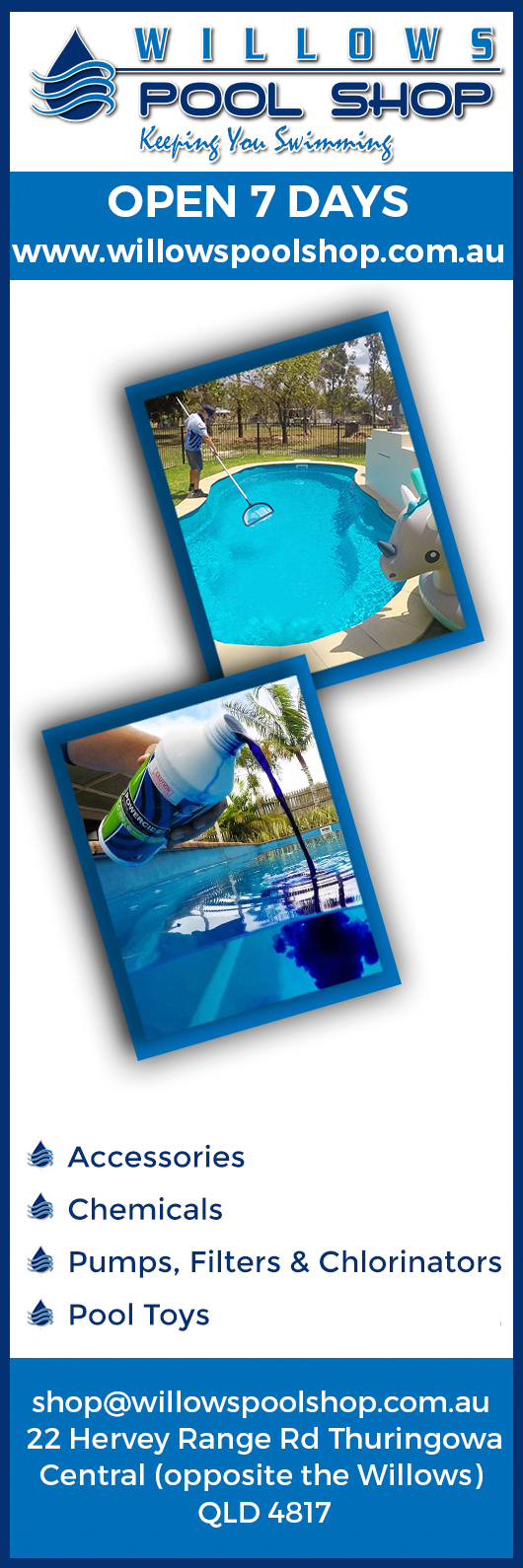 Willows Pool Shop