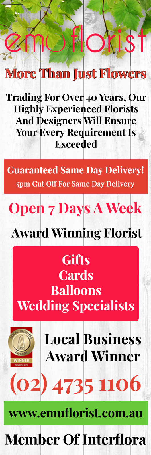 Emu Florist