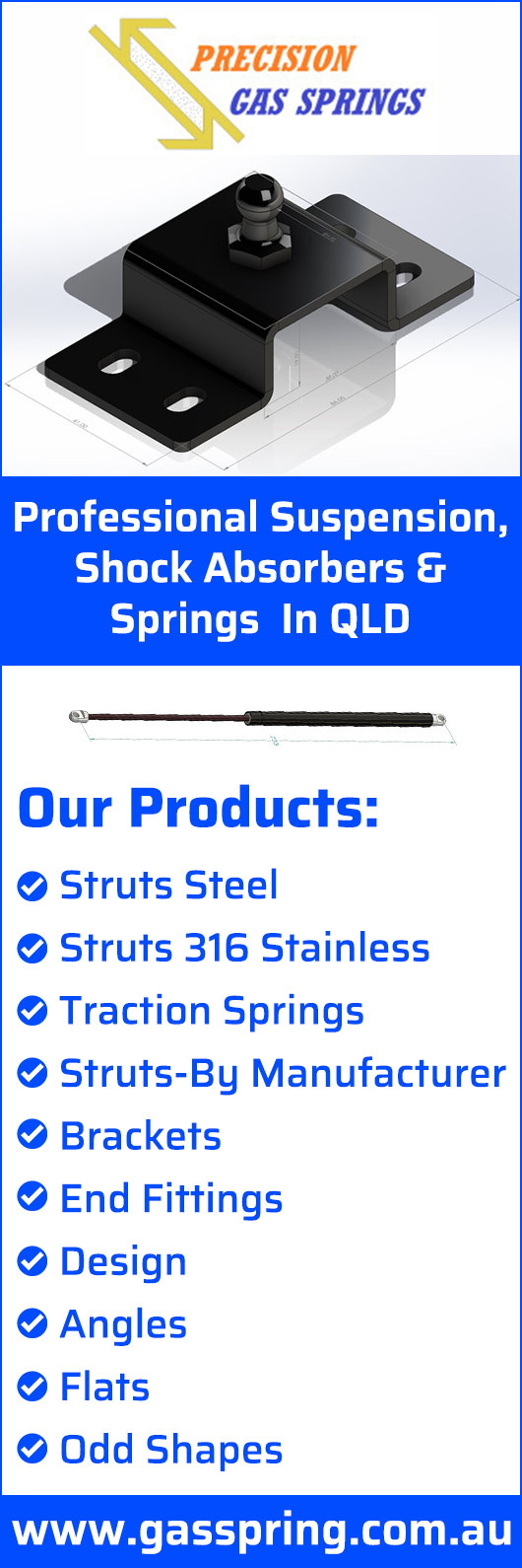 Precision Gas Springs