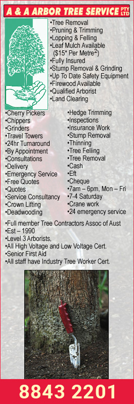 A & A Arbor Tree Service Pty Ltd