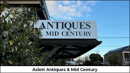 Aslett Antiques and Mid Century Hero Image