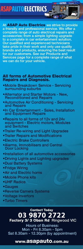 A.S.A.P. Auto Electrics