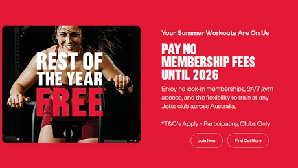 Jetts Brisbane Airport Hero Image
