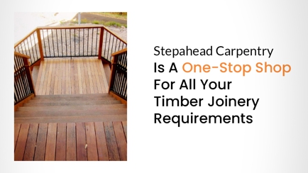 Stepahead Carpentry Hero Image