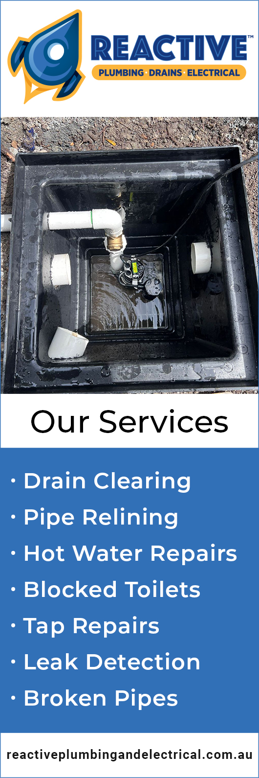 Reactive Plumbing & Electrical Sydney