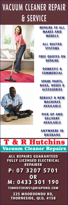 T & R Hutchins Vacuum Cleaner Repairs
