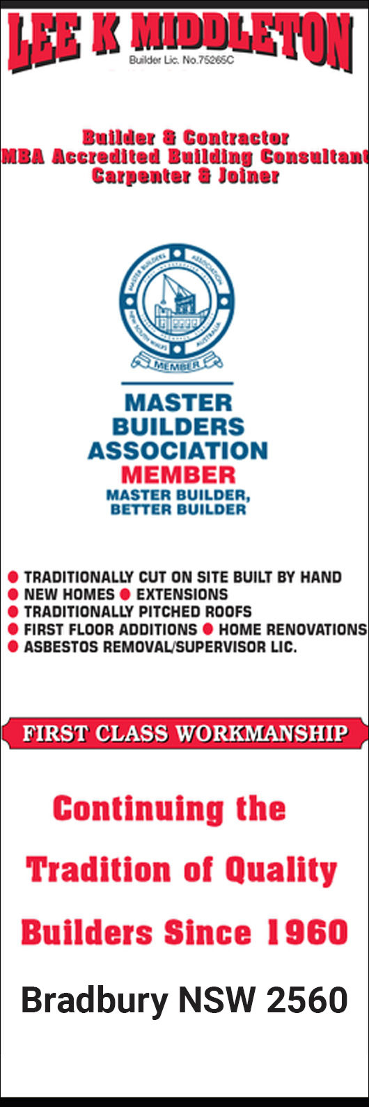 Lee K Middleton Builder & Contractor
