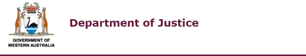 Justice, Department of (State) Hero Image