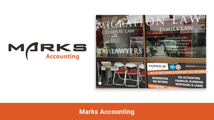 Marks Accounting Hero Image