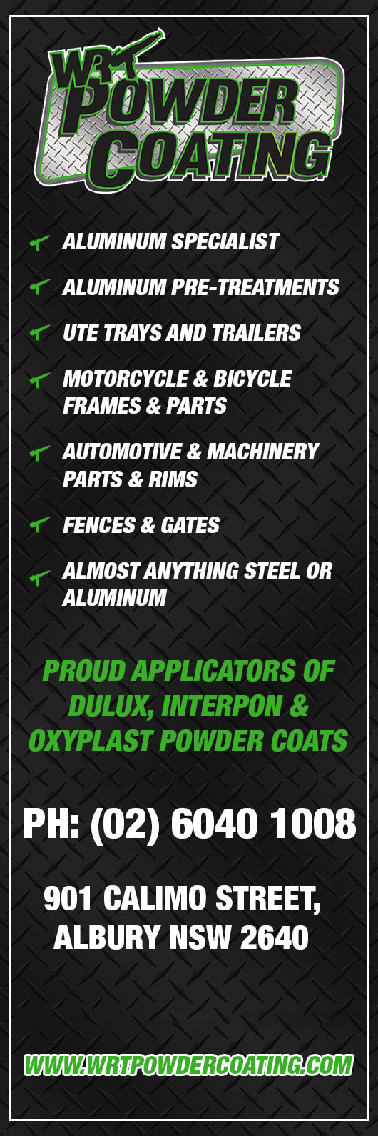 W.R.T Powder Coating