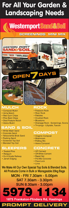 Westernport Sand Soil & Screening Supplies
