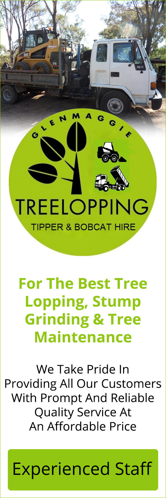 Glenmaggie Treelopping, Bobcat & Tipper Hire