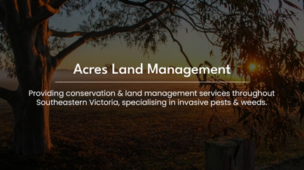 Acres land Management Services Hero Image