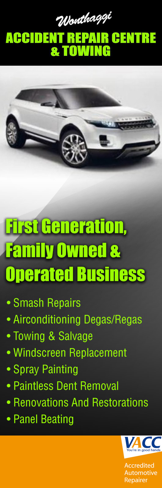 Wonthaggi Accident Repair Centre & Towing