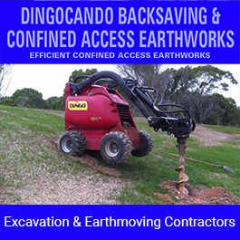 Dingocando Backsaving & Confined Access Earthworx