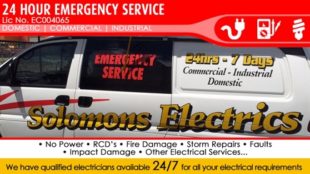 Solomons Electrics Hero Image